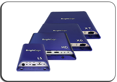 Verschiedene Modelle Brightsign Player